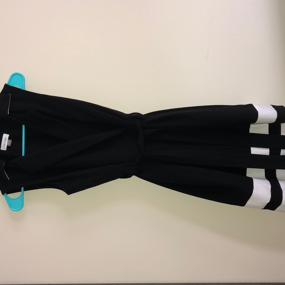 Black and white Calvin Klein dress